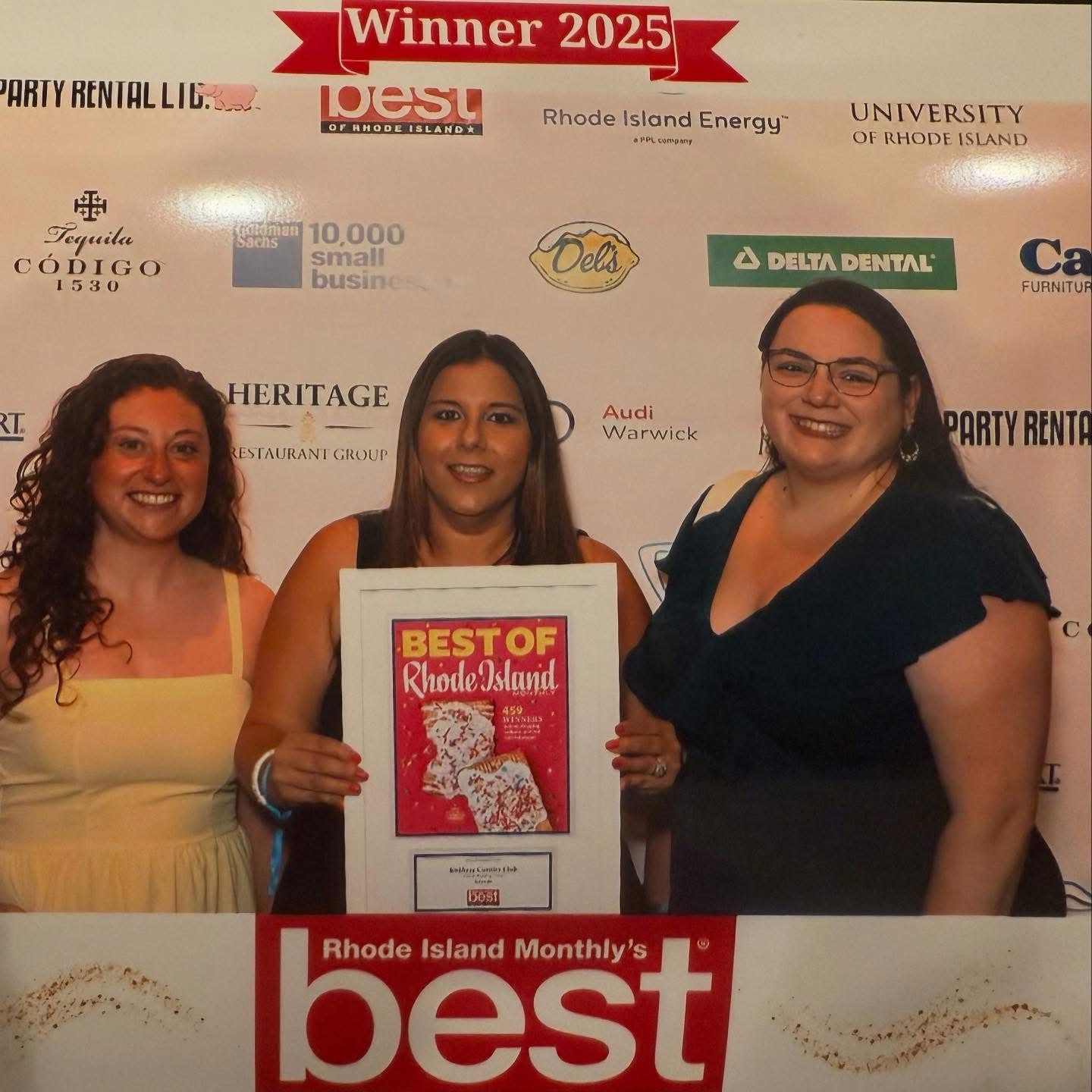 RI Monthly award ceremony for Best classic wedding venue in the state of Rhode Island