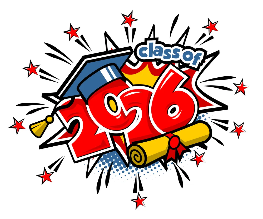 Class of 2026 banner for outdoor graduation party