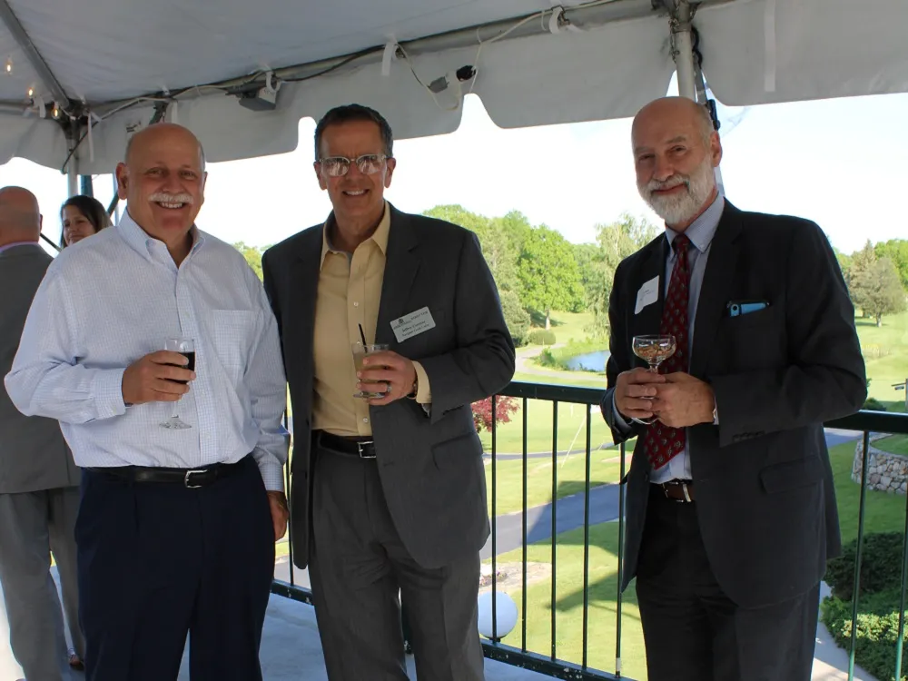 Outdoor tented corporate event