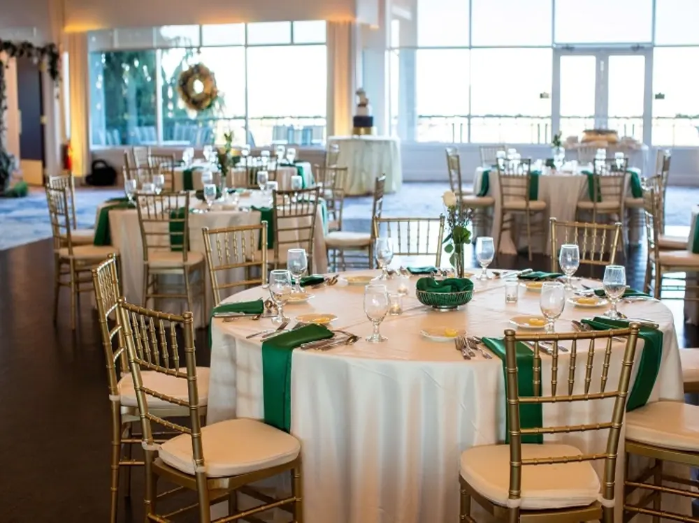 View from the South Ballroom balcony at Kirkbrae Country Club